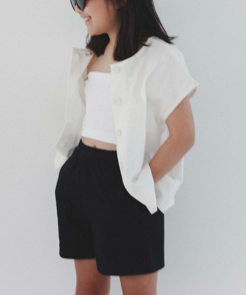 BRANSHES(ブランシェス)の「【b.+A 】金子綾/2WAY Tシャツ(Tシャツ/カットソー・キッズ・オフホワイト/杢グレー/カラフル・90/140/130/100/110/150/120)」の16枚目の写真