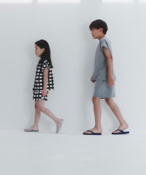 BRANSHES(ブランシェス)の「【b.+A 】金子綾/2WAY Tシャツ(Tシャツ/カットソー・キッズ・オフホワイト/杢グレー/カラフル・90/140/130/100/110/150/120)」の19枚目の写真