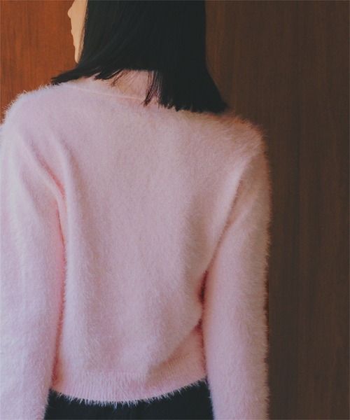 miette(ミエット)の「ポケット付きシャギーニット(ニット/セーター・レディース・ベージュ系その他/ピンク/ネイビー/ブラウン/ブルー/オフホワイト・FREE)」の19枚目の写真