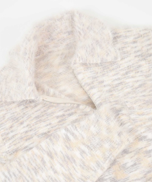 miette(ミエット)の「ポケット付きシャギーニット(ニット/セーター・レディース・ベージュ系その他/ピンク/ネイビー/ブラウン/ブルー/オフホワイト・FREE)」の8枚目の写真