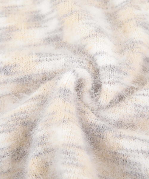 miette(ミエット)の「ポケット付きシャギーニット(ニット/セーター・レディース・ベージュ系その他/ピンク/ネイビー/ブラウン/ブルー/オフホワイト・FREE)」の12枚目の写真