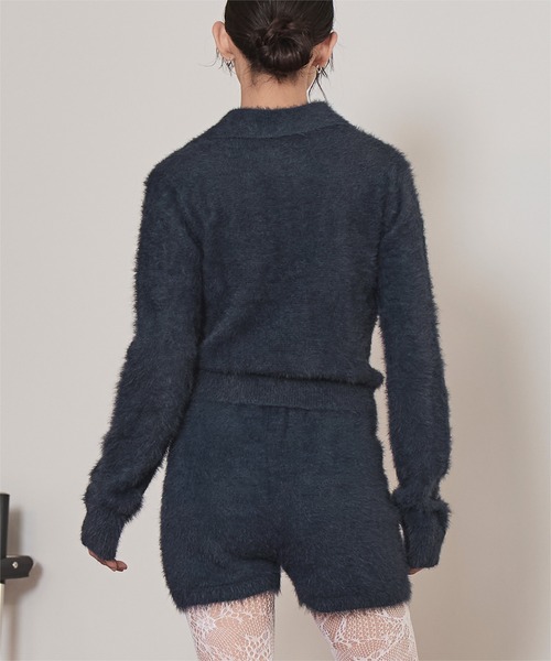 miette(ミエット)の「ポケット付きシャギーニット(ニット/セーター・レディース・ベージュ系その他/ピンク/ネイビー/ブラウン/ブルー/オフホワイト・FREE)」の17枚目の写真