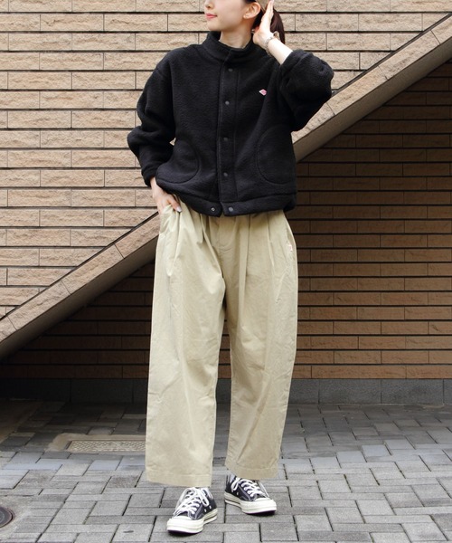 DANTON（ダントン）の「DANTON/ダントン　スタンドカラーカーディガン　W FACE BOA STAND COLLAR CARDIGAN　DT-A0546 WFA（ブルゾン・レディース・クリーム/ブラック・M）」の19枚目の写真