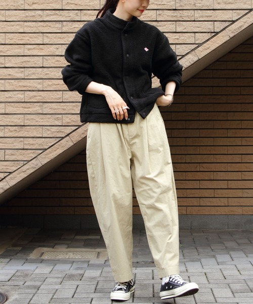 DANTON（ダントン）の「DANTON/ダントン　スタンドカラーカーディガン　W FACE BOA STAND COLLAR CARDIGAN　DT-A0546 WFA（ブルゾン・レディース・クリーム/ブラック・M）」の20枚目の写真