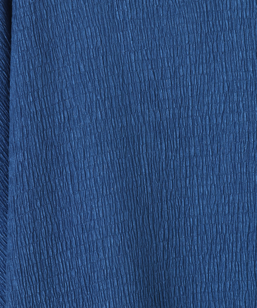 SOFFITTO（ソフィット）の「シャーリングアソートバックフレアプルオーバー(取り扱い店舗限定)（Tシャツ/カットソー・レディース・チェック/ブラック/オフホワイト/ブルー・FREE）」の9枚目の写真