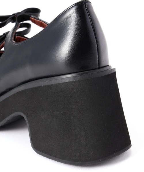 piu comoda（ピュコモダ）の「(piu comoda)リボンポインテッドシューズ（パンプス・レディース・ブラック・38/36/37）」の10枚目の写真