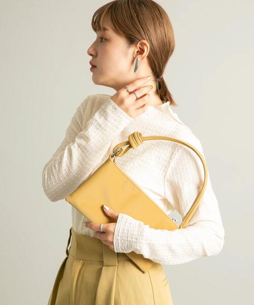 KBF（ケイビーエフ）の「ハンドルデザインショルダーBAG（ショルダーバッグ・レディース・アイボリー/ベージュ/ライトブルー・ONE）」の22枚目の写真