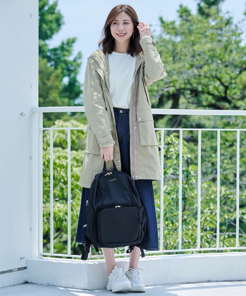 Arnold Palmer(アーノルドパーマー)の「マルチポケット リュック(バックパック/リュック・レディース・アイボリー/ブラック/ブラウン・F)」の16枚目の写真