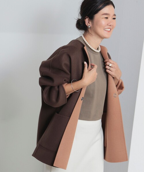 Demi-Luxe BEAMS（デミルクス ビームス）の「ウール リバー ミドル