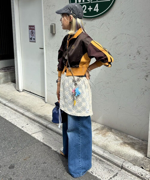 HELLO.SANFRANCISCO(ハローサンフランシスコ)の「【HELLO.SANFRANCISCO/ハローサンフランシスコ】フラワー刺繍レース巻きスカート(スカート・レディース・アイボリー・ONE SIZE)」の6枚目の写真