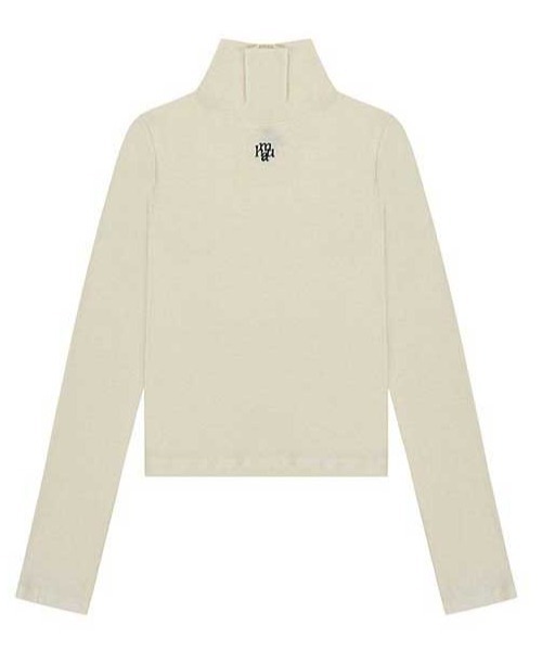 tシャツ A'GEM/9 × .kom 「muah muah/ムーアムーア」 LOGO STITCH WOOL SPAN POLA TEE/ロゴステッ tシャツ A'GEM/9 × .kom 「muah muah/ムーアムーア」 LOGO