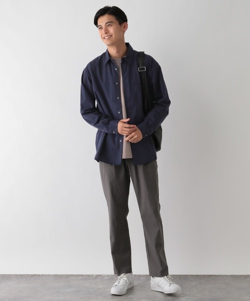 GLOBAL WORK Smile Seed Store（グローバルワーク スマイルシードストア）の「イージーケアレギュラーシャツ/115905（シャツ/ブラウス・メンズ・チャコール/ネイビー/ライトグレー/オフホワイト/ブルー系その他5・X-LARGE/SMALL/MEDIUM/LARGE）」の20枚目の写真