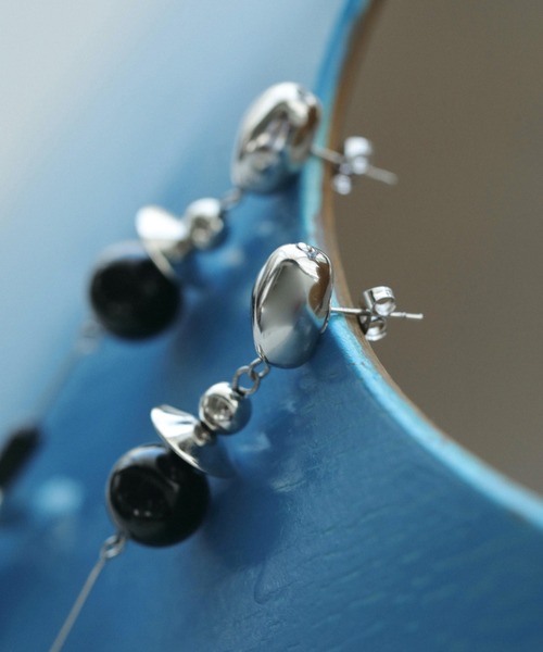 anuke（アンヌーク）の「Mix Beads Pierce（ピアス（両耳用）・レディース・シルバー・FREE）」の3枚目の写真