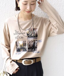 【WEB限定】バリエーション ロゴ プリント ロングスリーブ TEE