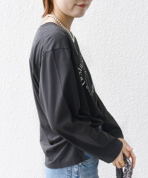 ERL◆ロゴプリント ロングスリーブ カットソー WEB限定】バリエーション ロゴ プリント ロングスリーブ TEE（T