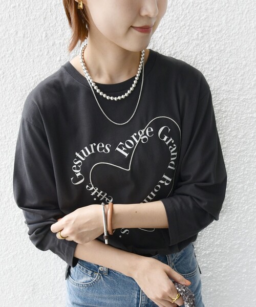 【ERL】関税、送料込み ロゴプリント ロングスリーブTシャツ SHIPS tシャツ 「WEB限定」バリエーション ロゴ プリント ロング
