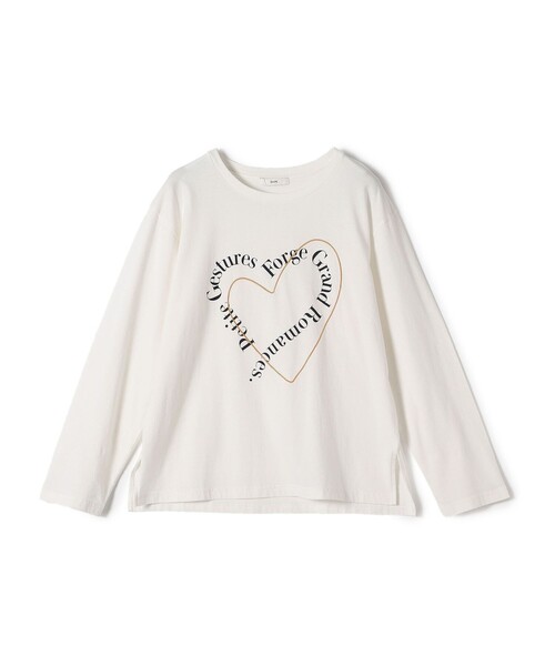 WEB限定】バリエーション ロゴ プリント ロングスリーブ TEE（Tシャツ