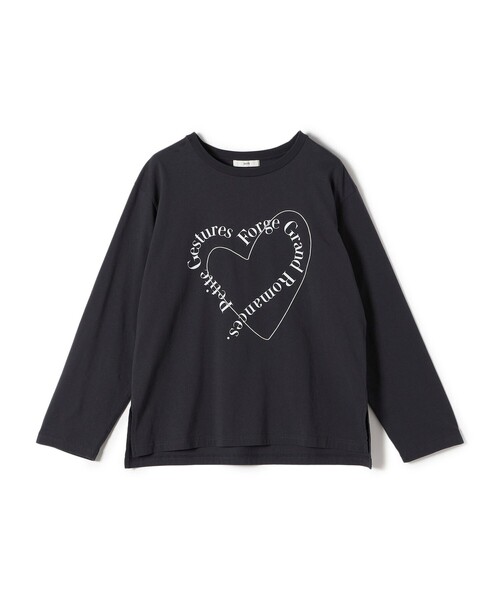 セール】【WEB限定】バリエーション ロゴ プリント ロングスリーブ TEE