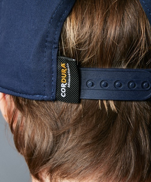 rehacer(レアセル)の「rehacer : R logo Codura B.B Cap / Rロゴ コーデュラ ベースボールキャップ(キャップ・メンズ・ブラック/ネイビー・FREE)」の6枚目の写真