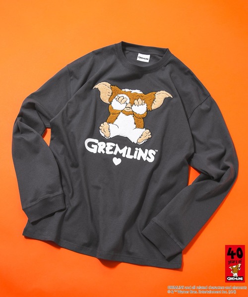 UNIIT（ユニット）の「【GREMLINS/グレムリン】オリジナルデザインロンT ギズモ　ドロップショルダー ビッグシルエット　ユニセックス（Tシャツ/カットソー・メンズ・ブルー系その他/グレー系その他2/ホワイト系その他/ベージュ系その他2/グレー系その他・MEDIUM/SMALL/X-LARGE/LARGE）」の3枚目の写真