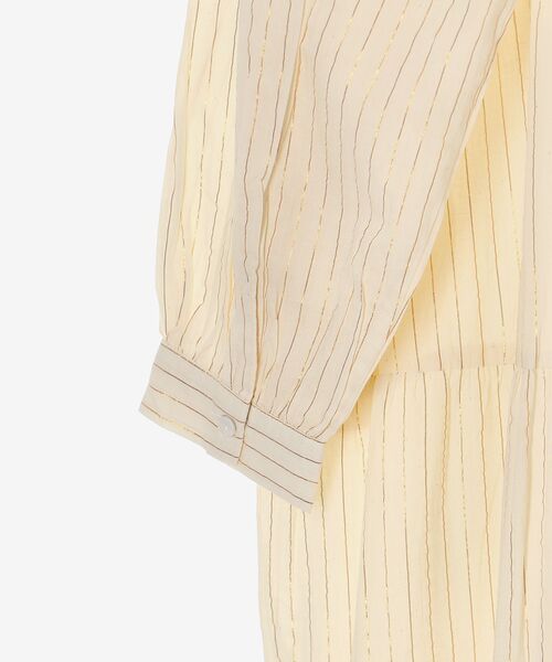 le.coeur blanc（ルクールブラン）の「Fanaka ラメストライプ刺繍ワンピース（ワンピース・レディース・ホワイト系その他2・38）」の16枚目の写真