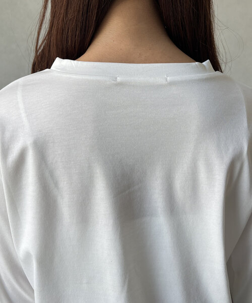 Chez toi(シェトワ)の「袖チュールカットプルオーバー(Tシャツ/カットソー・レディース・オフホワイト/チャコールグレー/ブラック・FREE)」の21枚目の写真