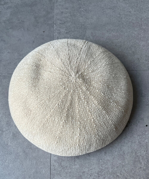 Chez toi（シェトワ）の「モールヤーンベレー帽（ハンチング/ベレー帽・レディース・ブラック/ベージュ/アイボリー・FREE）」の11枚目の写真