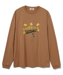 tシャツ SEAGREEN(シーグリーン) ECO CARDBOARD KNIT T-SHIRTS レディース SEAGREEN tシャツ SEAGREEN(シーグリーン) ECO CARDBOARD KNIT T