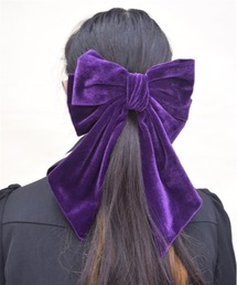 axes femme POETIQUE | ベロアリボンバレッタ(バレッタ/ヘアクリップ)