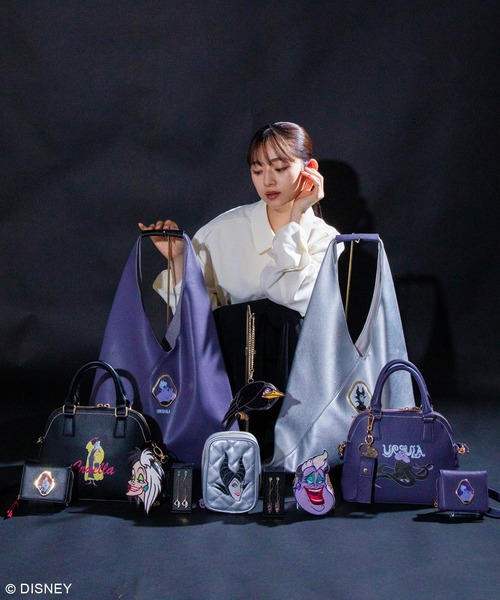 Disney(ディズニー)の「ディズニー ヴィランズ / ウェーブイヤリング(イヤリング・レディース・パープル/シルバー/ブラック・FREE)」の14枚目の写真