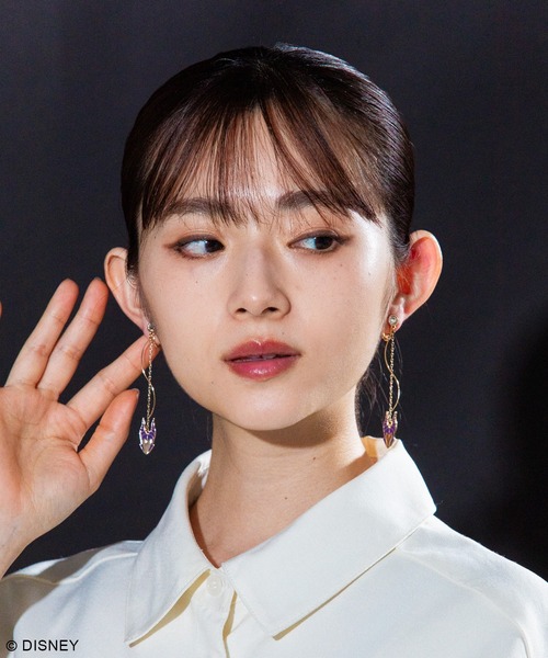 Disney(ディズニー)の「ディズニー ヴィランズ / ウェーブイヤリング(イヤリング・レディース・パープル/シルバー/ブラック・FREE)」の13枚目の写真