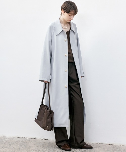 tageechita】ベーシックオーバーコート（ステンカラーコート