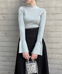 clear | バックリボンフレアスリーブニットトップス [大人フェミニン]≪2024AW新作≫(ニット/セーター)