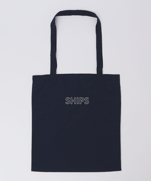 SHIPS(シップス)の「【WEB限定】SHIPS: パッカブル ナイロン SHIPSロゴ エンブロイダリー トート バッグ(トートバッグ・メンズ・ベージュ/イエロー/ネイビー/ラベンダー/グリーン/ブラック/ワイン/ブルー・ONE SIZE)」の15枚目の写真