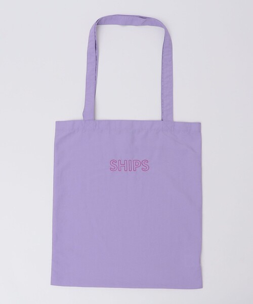 SHIPS(シップス)の「【WEB限定】SHIPS: パッカブル ナイロン SHIPSロゴ エンブロイダリー トート バッグ(トートバッグ・メンズ・ベージュ/イエロー/ネイビー/ラベンダー/グリーン/ブラック/ワイン/ブルー・ONE SIZE)」の17枚目の写真