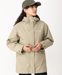 Columbia ナイロンコート ベージュ系 M シンプル ナチュラル Columbia ナイロンコート ベージュ系 M シンプル ナチュラル