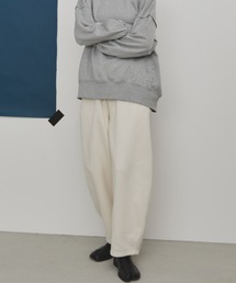 裏起毛スウェットカーブパンツ