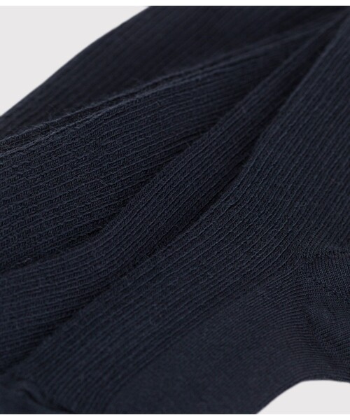 PETIT BATEAU(プチバトー)の「ウール&コットンタイツ(タイツ/ストッキング・キッズ・ネイビー・5-6Y/8Y-10Y/12Y-14Y/3-4Y)」の2枚目の写真