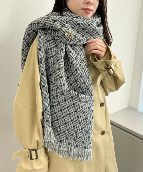 fredy emue(フレディエミュ)の「【JOHN BRANIGAN/ジョンブラニガン】ポケットストール(ストール/ショール・レディース・ホワイト系その他2/グリーン系その他/ブラック系その他・FREE)」の12枚目の写真