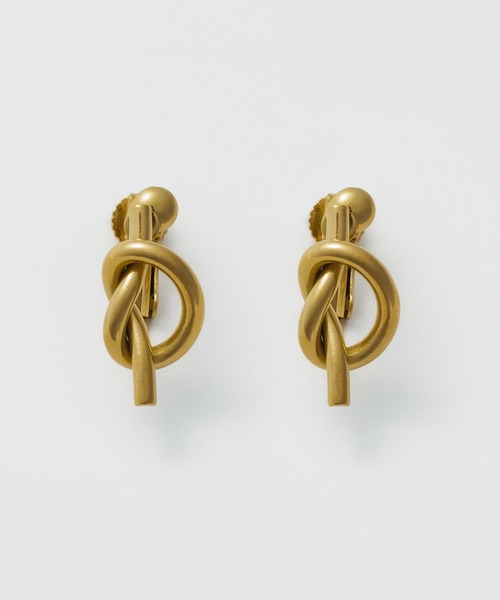 ciite' surgical stainless（シーテサージカルステンレス）の「【 金属アレルギー対応 】 ノット イヤリング サージカルステンレス   (両耳用)（イヤリング・レディース・シルバー/ゴールド・FREE）」の9枚目の写真