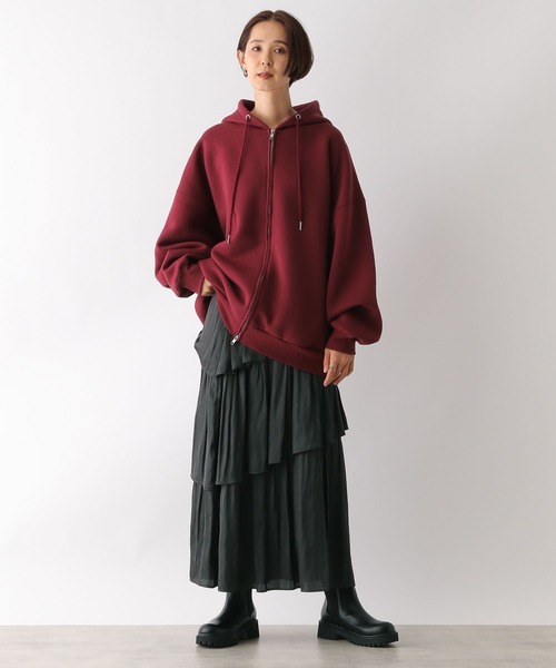 LEPSIM(レプシィム)の「ティアードスカート 47659(スカート・レディース・チャコールグレー/カーキ・FREE)」の5枚目の写真