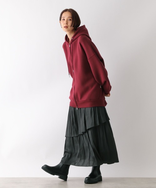 LEPSIM(レプシィム)の「ティアードスカート 47659(スカート・レディース・チャコールグレー/カーキ・FREE)」の6枚目の写真