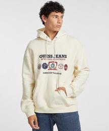 GUESS JEANS(�Q�X�W�[���Y)��GUESS JEANS Hood Reg Spec Edition Sweat �p�[�J�[(�p�[�J�[)
