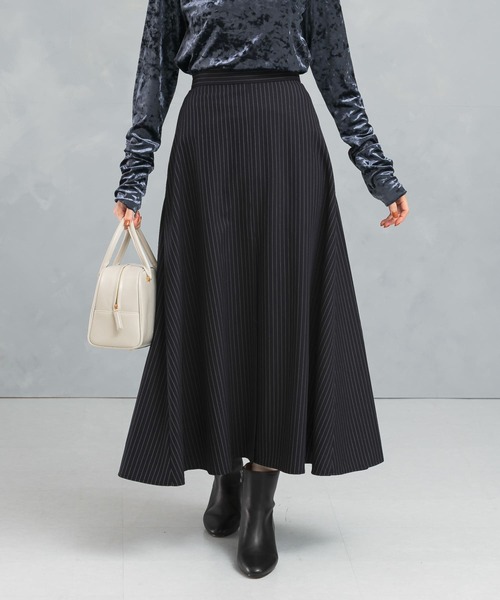 セール】ストライプロングフレアスカート（スカート）｜URBAN RESEARCH