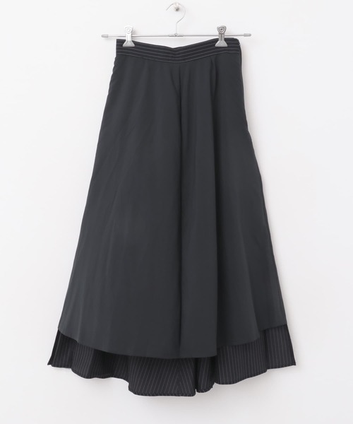 URBAN RESEARCH ROSSO WOMEN(アーバンリサーチ ロッソ)の「ストライプロングフレアスカート(スカート・レディース・ネイビー・38/36)」の11枚目の写真