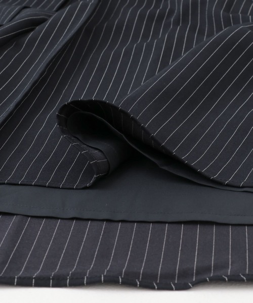 URBAN RESEARCH ROSSO WOMEN(アーバンリサーチ ロッソ)の「ストライプロングフレアスカート(スカート・レディース・ネイビー・38/36)」の12枚目の写真