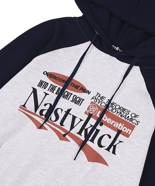 NASTY KICK(ナスティーキック)の「【UNISEX】NASTYKICK/Liberationフーディー(スウェット・メンズ・ライトグレー/アイボリー・LARGE/MEDIUM)」の11枚目の写真