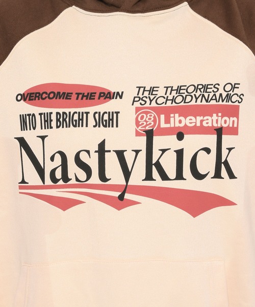 NASTY KICK(ナスティーキック)の「【UNISEX】NASTYKICK/Liberationフーディー(スウェット・メンズ・ライトグレー/アイボリー・LARGE/MEDIUM)」の21枚目の写真