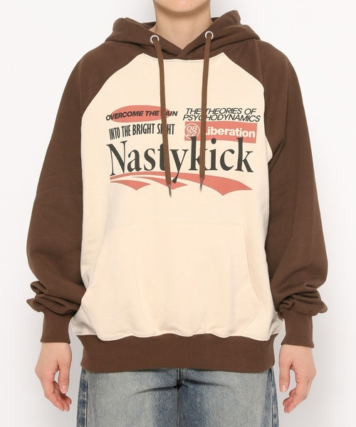 NASTY KICK(ナスティーキック)の「【UNISEX】NASTYKICK/Liberationフーディー(スウェット・メンズ・ライトグレー/アイボリー・LARGE/MEDIUM)」の17枚目の写真