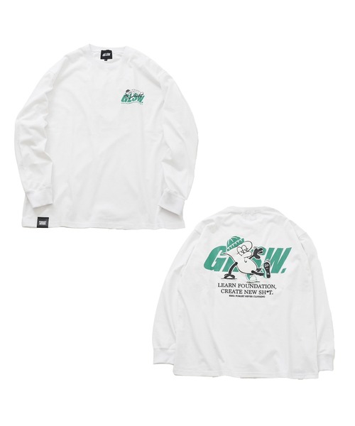 FORGET NEVER(フォーゲットネバー)の「【GLSW. × FORGET NEVER】FBOYプリント長袖Tシャツ(Tシャツ/カットソー・メンズ・ホワイト/ブラック・S/M/L/LL)」の13枚目の写真